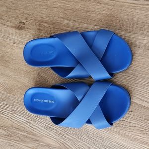 Banana Republic Criss Cross Slide Sandals